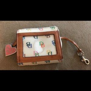 Dooney&Bourke mini wallet/ID holder Signature logo